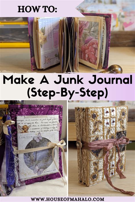 How To Make A Junk Journal From Scratch (Step.
